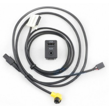 Штатный разъем Aux+USB+проводка для подключения к магнитолам RCD510/RNS315/510