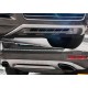 Защитные накладки на передний и задний бампер Фольксваген Touareg 2011-2016