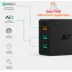 Адаптер быстрой зарядки AUKEY Qualcomm Quick Charge 2 порта 2.4A +2.0A 