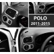 Алюминиевые накладки на воздуховоды и переключатель света Фольксваген Polo