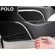 Алюминиевые накладки на решетки динамиков Фольксваген Polo