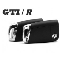 Хром вставка GTI и R для ключа зажигания Фольксваген Golf 7