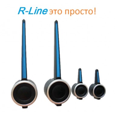 Синие стрелки R-line для приборных панелей Фольксваген