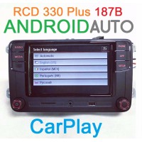 Штатная магнитола RCD 330 Plus с CarPlay и AndroidAuto для Фольксваген и Шкода