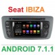 Штатная Android 7 магнитола для Сеат Ibiza