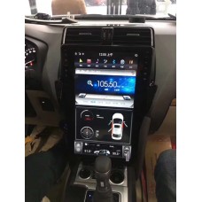 Android магнитола в стиле Tesla для Toyota Land Cruiser Prado 150 (2017-2018)