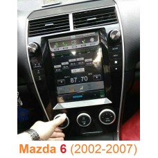 Android магнитола в стиле Tesla для Mazda 6 (2002-2007)