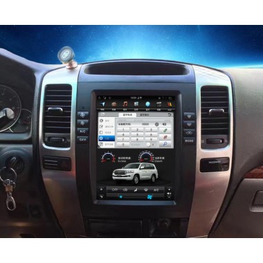 Андройд магнитола в стиле Тесла для Lexus GX470 2004-2009