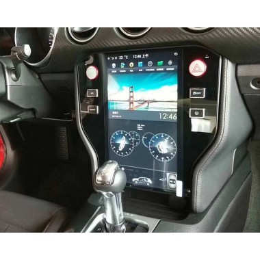 Android магнитола 12 дюймов в стилеTesla для Ford Mustang