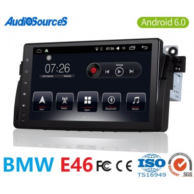 Штатная магнитола AS 9091 на Android для BMW 3 E46