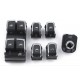 Комплект кнопок стеклоподъемников с хромом для Ауди A4, A5, A6, A8, Q5, Q7