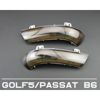 Бегающие LED поворотники в боковые зеркала для Фольксваген Jetta 5, Passat B6, B7, CC, Touran