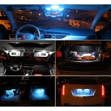 Комплект LED ламп для освещения салона Audi