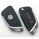 Стильный ключ зажигания для Volkswagen Polo, Golf, Jetta, Tiguan, Touran