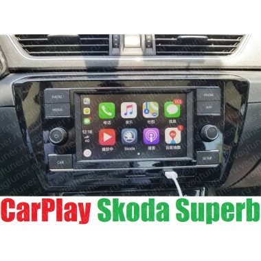 Штатная магнитола RCD 330 plus с CarPlay для Skoda Superb