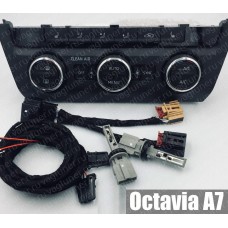 Штатный комплект климат контроля вместо кондиционера для Skoda Octavia A7