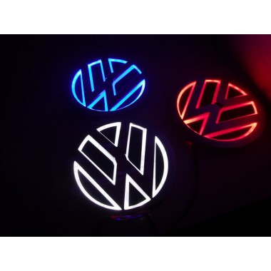 Эмблема с LED подсветкой для Volkswagen Golf 6, Passat, Tiguan