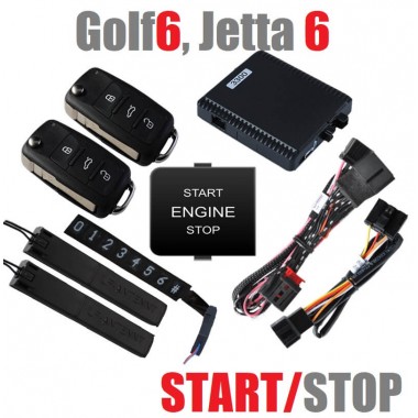 Комплект дистанционного запуска с телефона + старт-стоп для Volkswagen Golf6, Jetta