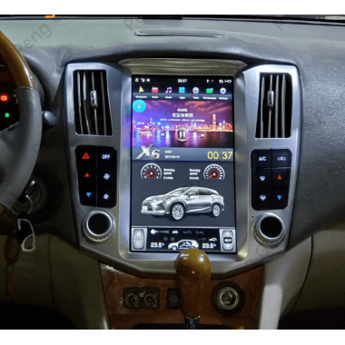 Андроид магнитола в стиле Тесла для Lexus RX350 2004-2007
