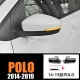Динамические LED поворотники в зеркала для Polo