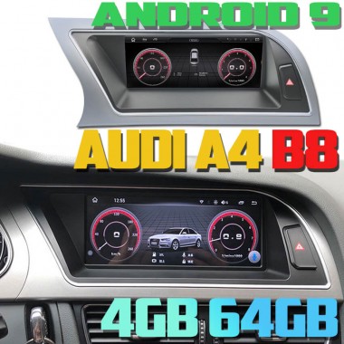 Андроид магнитола для Ауди А4, А5 B8 с экраном 8,8 дюймов