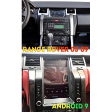Андроид магнитола в стиле Тесла для Range Rover Sport 2005-2009