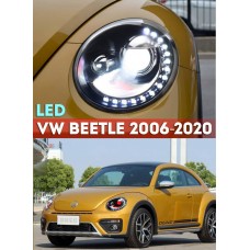 Передняя светодиодная LED оптика для Volkswagen Beetle 2006-2020