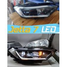 Штатная передняя LED оптика для Jetta 7
