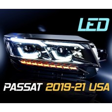 Передняя LED оптика для Volkswagen Passat 2019-2021 USA