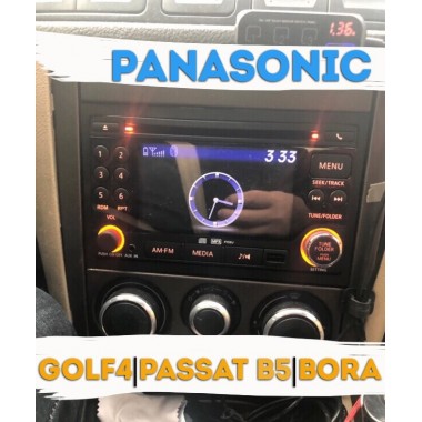 Штатная магнитола Panasonic для Golf 4, Passat B5, Bora