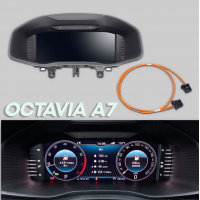 Цифровая приборная панель Skoda Octavia A7